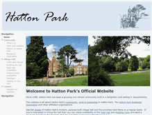 Tablet Screenshot of hattonpark.net